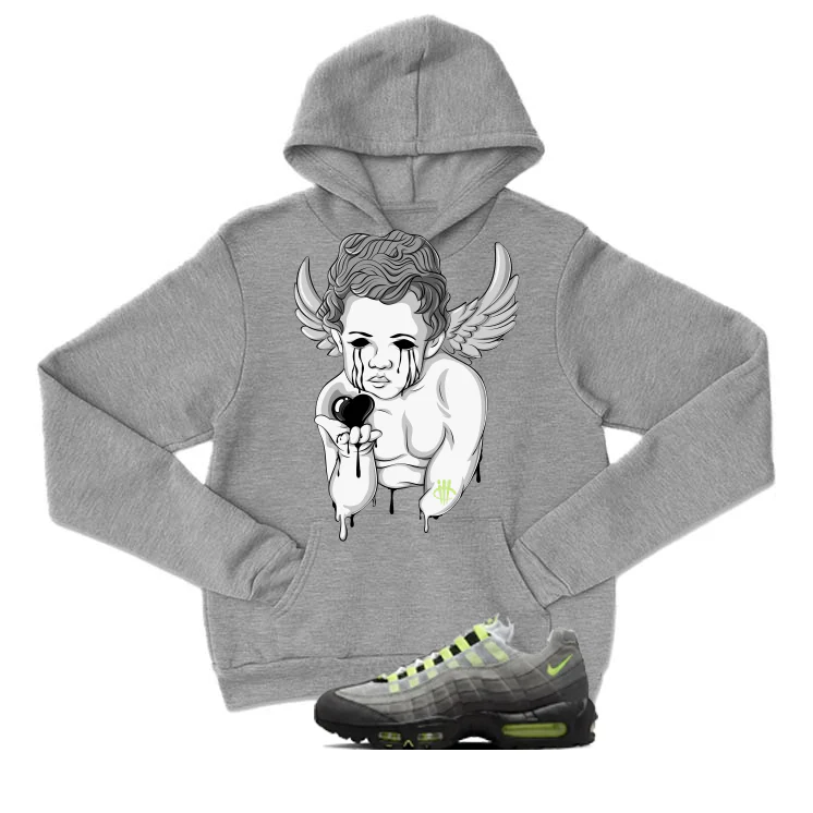 Nike Air Max 95 Neon Matching T-Shirt, Sweatshirts, & Hoodies Grey T-Shirt (Dark Angel)| illcurrency - Image 3