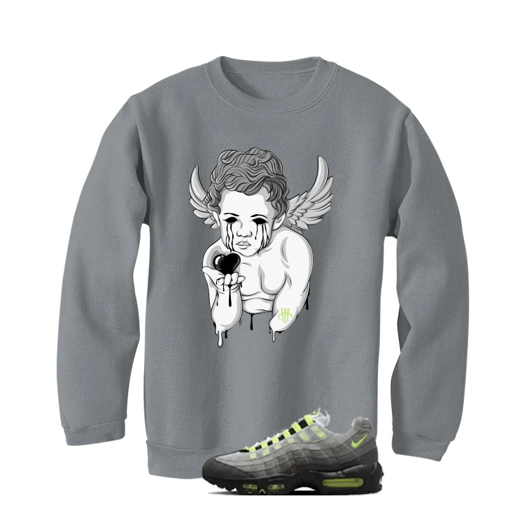 Nike Air Max 95 Neon Matching T-Shirt, Sweatshirts, & Hoodies Grey T-Shirt (Dark Angel)| illcurrency - Image 4