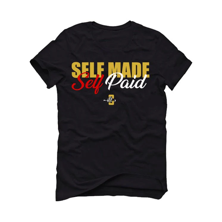 Nike Air Max 97 "Metallic Gold" | illcurrency Black T-Shirt (Self Made Self Paid) - Image 2