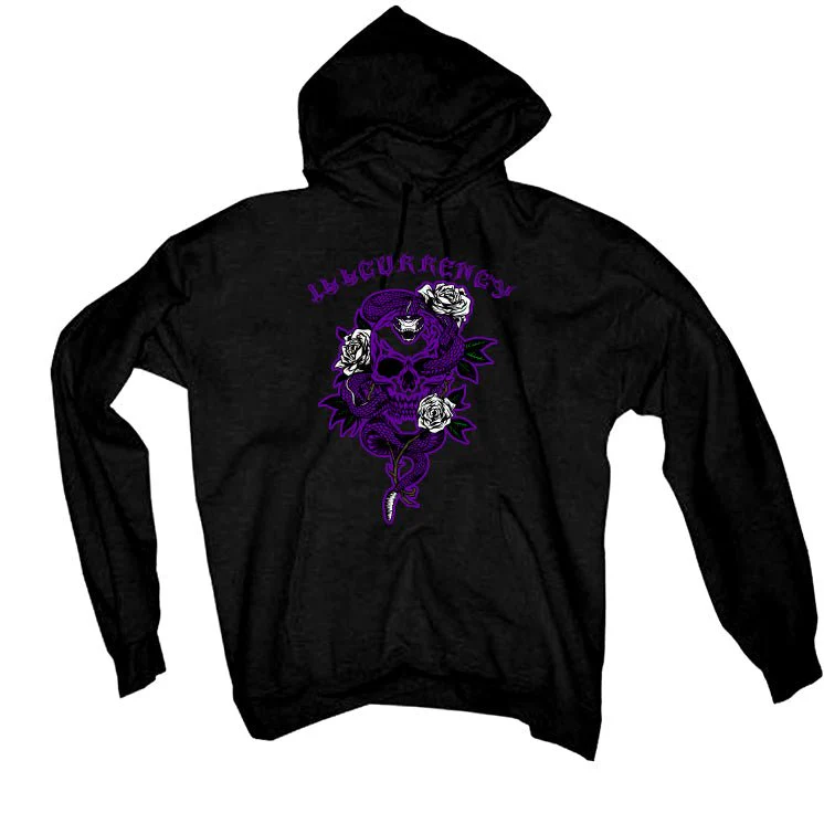 Nike Air Max CB 94 OG Pure Purple - Black T-Shirt (Snake skeleton rose) - Image 3