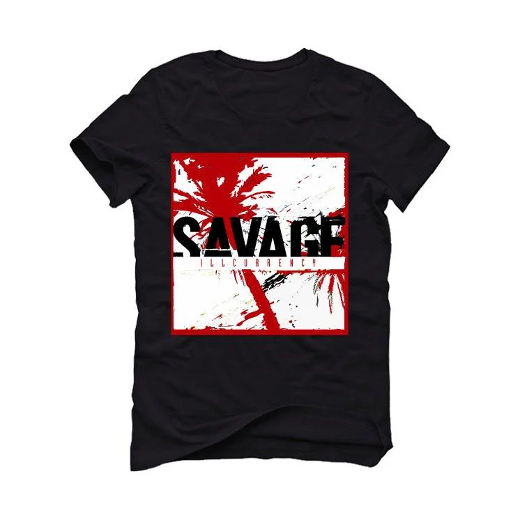 Nike Dunk High Panda "2021" Black T-Shirt (Savage Illcurrency) - Image 2