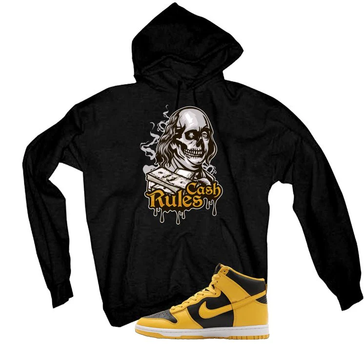Nike Dunk High Wu-Tang Black T-Shirt (Cash Rules)| illcurrency - Image 3