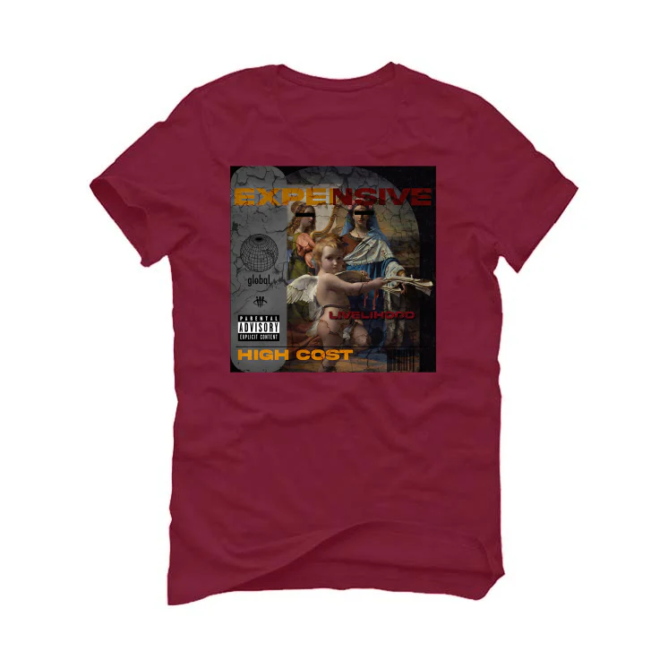 Nike Dunk Low ARIZONA STATE| ILLCURRENCY Maroon T-Shirt (EXPENSIVE) - Image 2