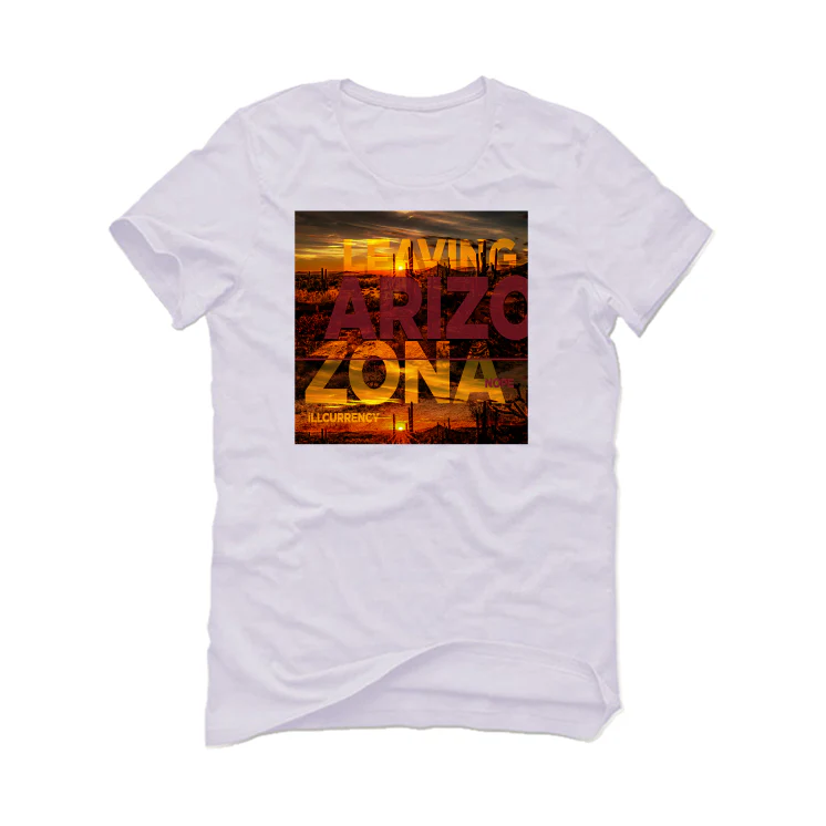 Nike Dunk Low ARIZONA STATE| ILLCURRENCY White T-Shirt (LEAVING ARIZONA NOPE) - Image 2