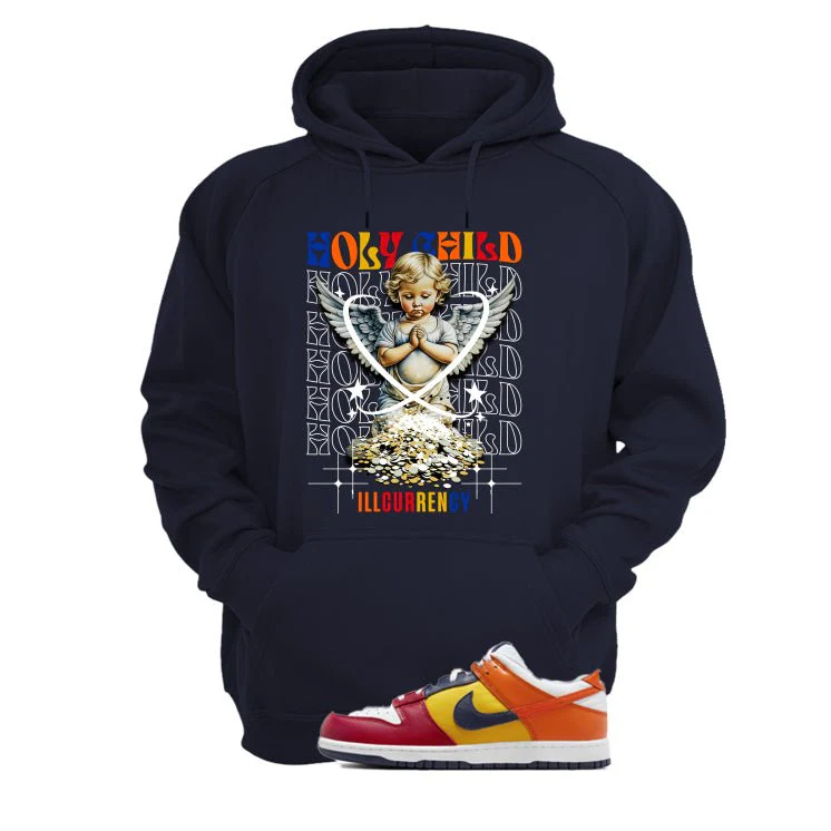Nike Dunk Low CO.JP What The Navy Blue T-Shirt (Holy Child)| illcurrency - Image 3