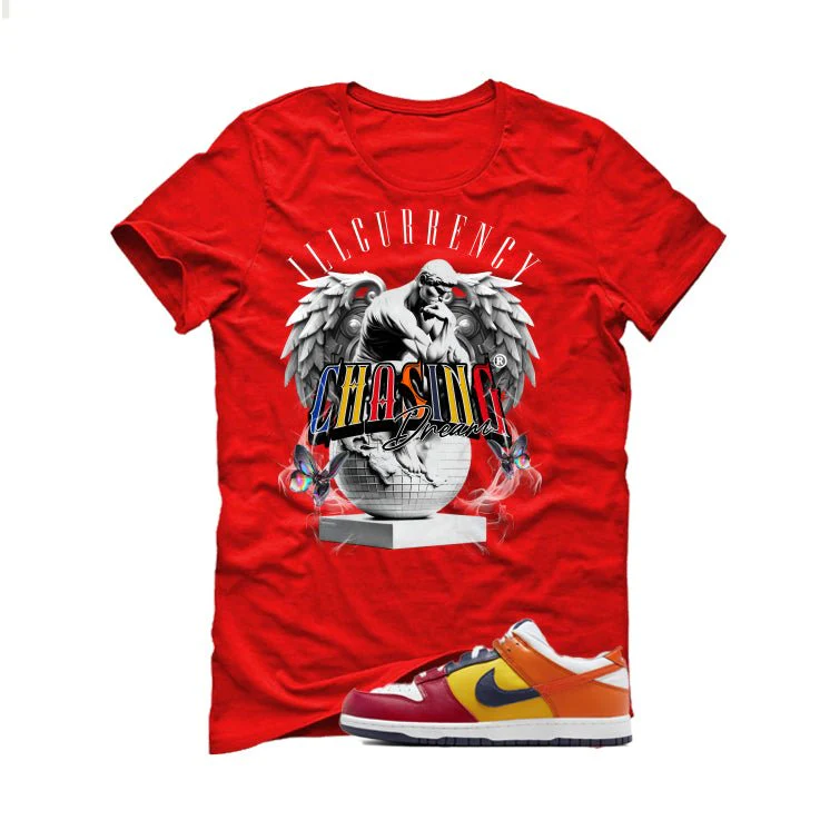 Nike Dunk Low CO.JP What The Red T-Shirt (Chasing Dreams)| illcurrency - Image 2