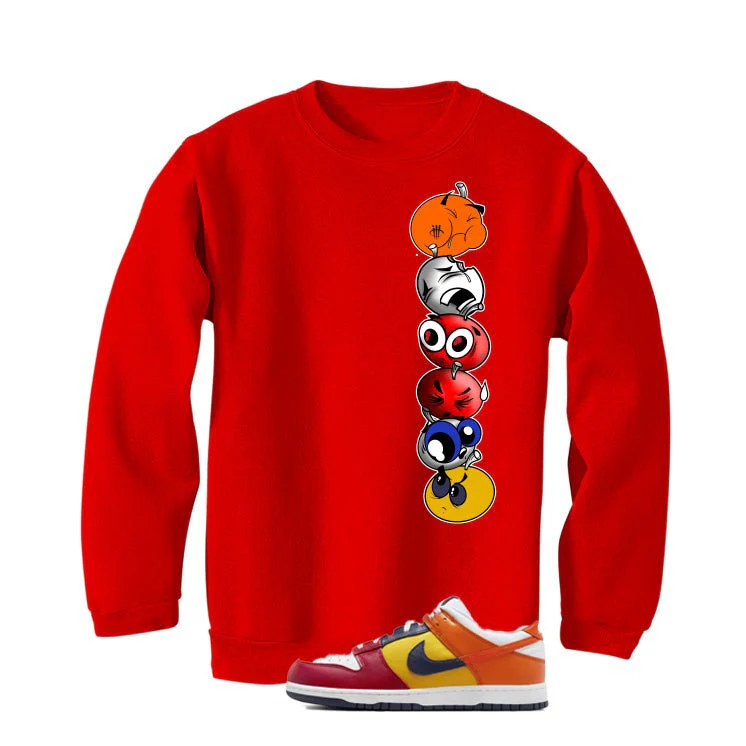 Nike Dunk Low CO.JP What The Red T-Shirt (Cherry Stack)| illcurrency - Image 4