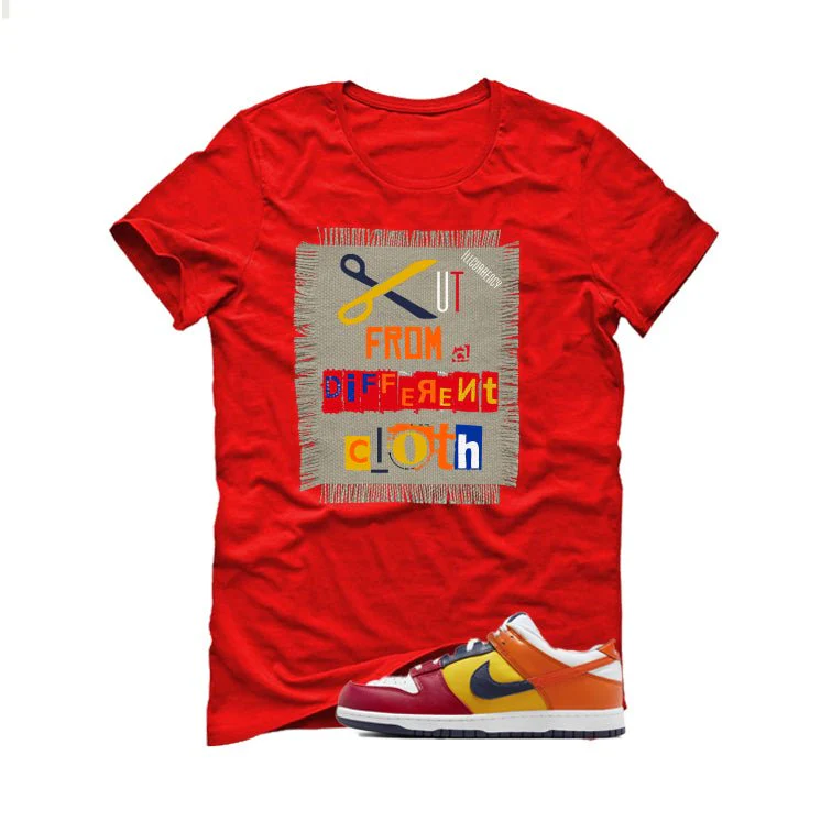 Nike Dunk Low CO.JP What The Red T-Shirt (Cut from a different cloth)| illcurrency - Image 2