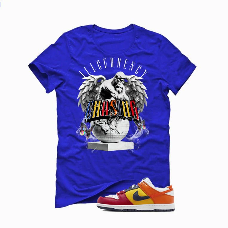 Nike Dunk Low CO.JP What The Royal Blue T-Shirt (Chasing Dreams)| illcurrency - Image 2