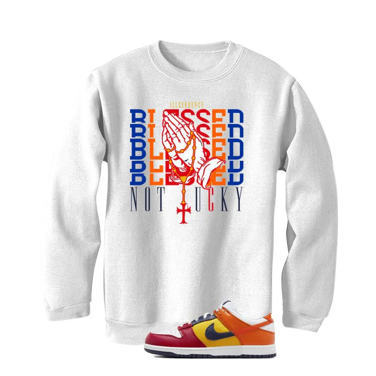 Nike Dunk Low CO.JP What The White T-Shirt (Blessed not lucky)| illcurrency - Image 4