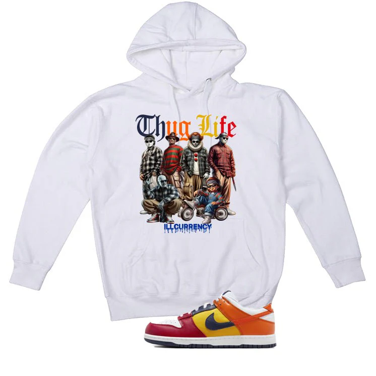 Nike Dunk Low CO.JP What The White T-Shirt (Thug Life Halloween)| illcurrency - Image 3