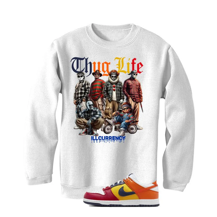 Nike Dunk Low CO.JP What The White T-Shirt (Thug Life Halloween)| illcurrency - Image 4