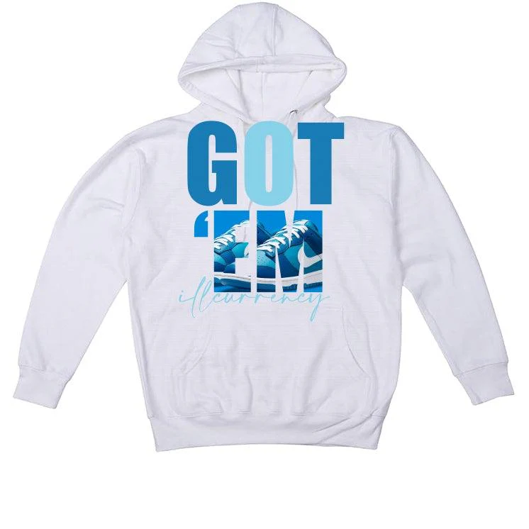 Nike Dunk Low "Dark Marina Blue" White T-Shirt (Got Em) - Image 3