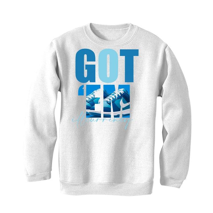 Nike Dunk Low "Dark Marina Blue" White T-Shirt (Got Em) - Image 4