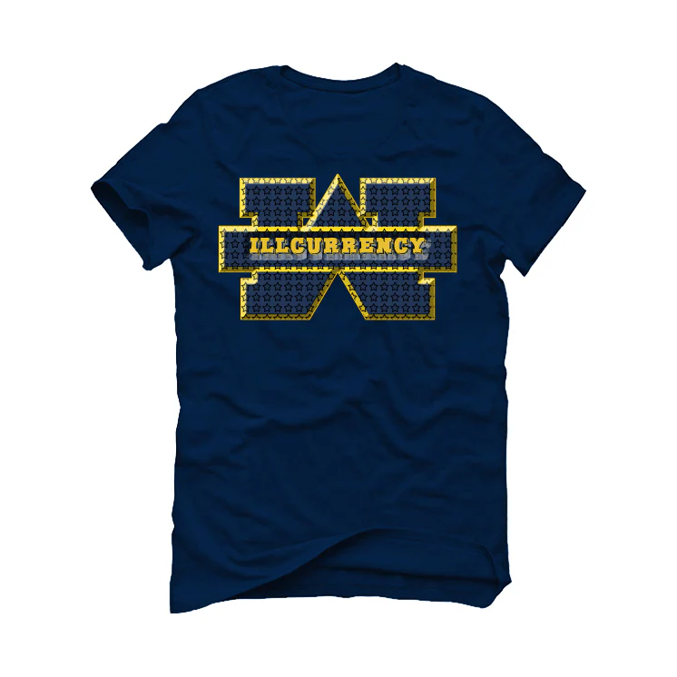 Nike Dunk Low Disrupt 2 Navy Blue T-Shirt (MICHIGAN) - Image 2