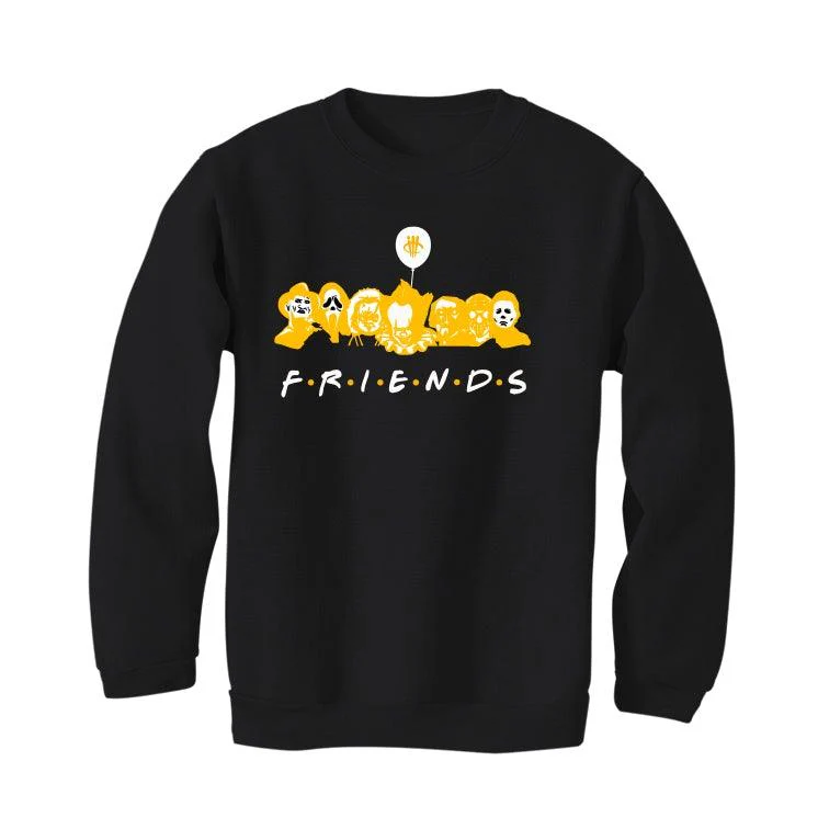 Nike dunk low "goldenrod" Black T-Shirt (Friends) - Image 4