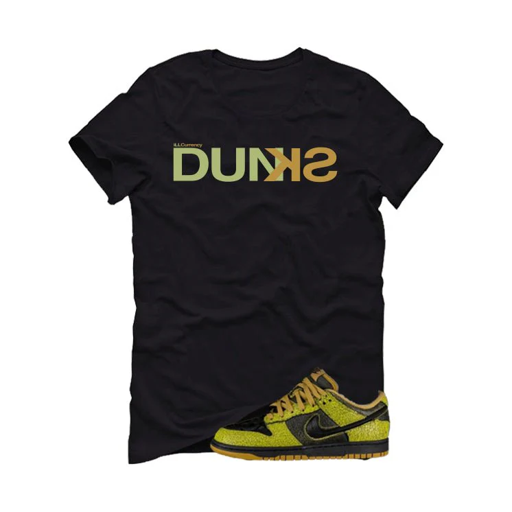 Nike Dunk Low Halloween Skull Black T-Shirt (Dunker)| illcurrency - Image 2