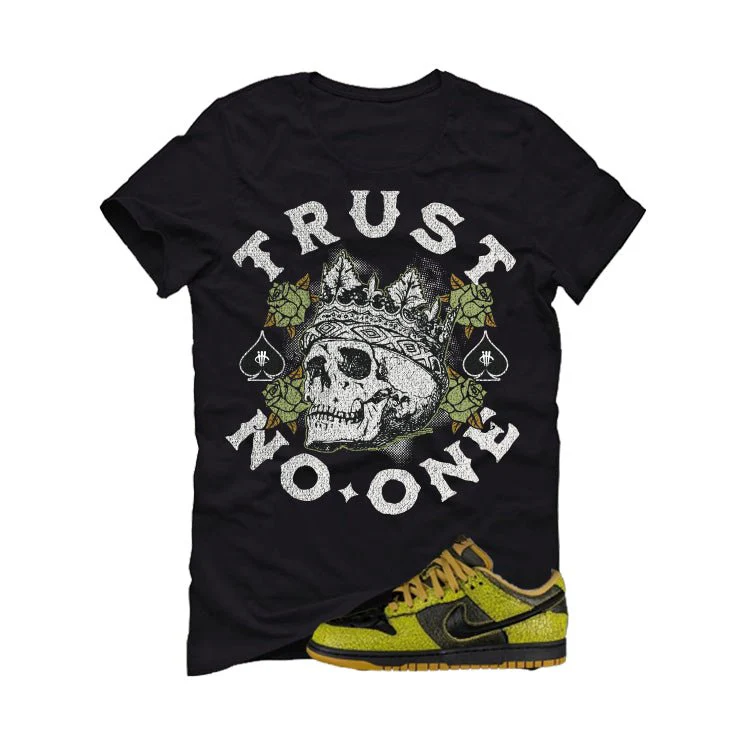 Nike Dunk Low Halloween Skull Black T-Shirt (TRUST NO ONE)| illcurrency - Image 2