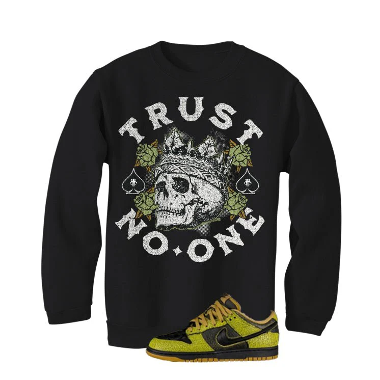 Nike Dunk Low Halloween Skull Black T-Shirt (TRUST NO ONE)| illcurrency - Image 4
