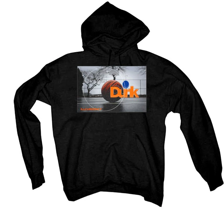 Nike Dunk Low "Knicks" | ILLCURRENCY Black T-Shirt (DUNK BALL) - Image 3