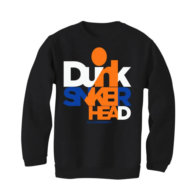 Nike Dunk Low "Knicks" | ILLCURRENCY Black T-Shirt (DUNK OFFICIAL) - Image 4