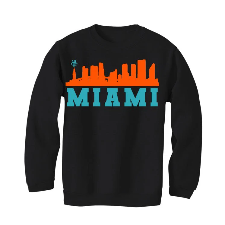 Nike Dunk Low “Miami Dolphins” | illcurrency Black T-Shirt (Miami) - Image 4