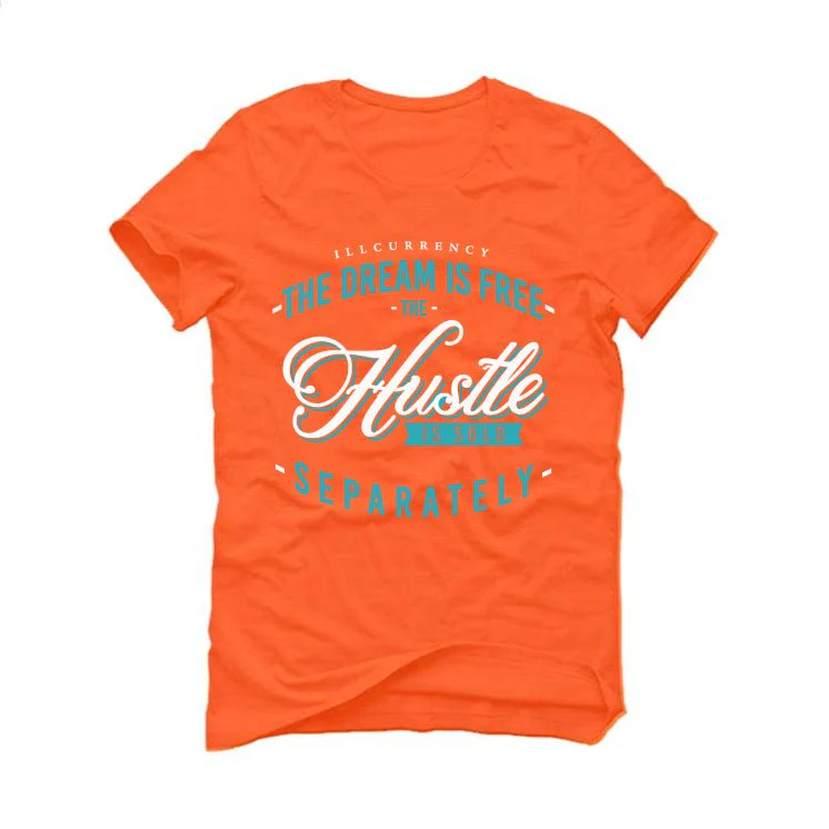 Nike Dunk Low “Miami Dolphins” | illcurrency Orange T-Shirt (The dream is free) - Image 2