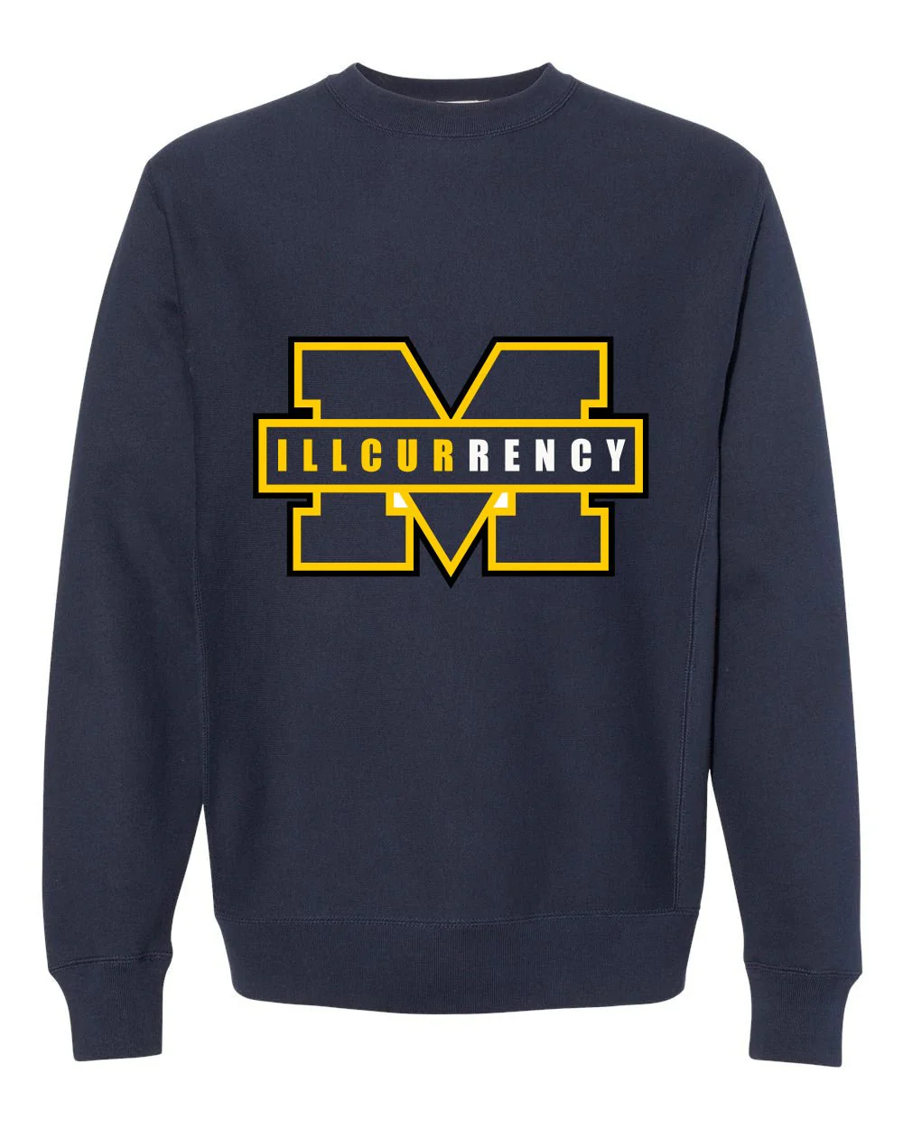 Nike Dunk Low “Michigan” | illcurrency Navy Blue T-Shirt (Michigan) - Image 4