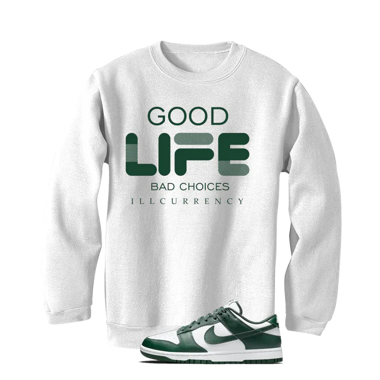 Nike Dunk Low Michigan State White T-Shirt (Bad Choices) - Image 4