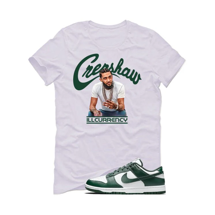 Nike Dunk Low Michigan State White T-Shirt (Crenshaw) - Image 2