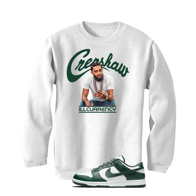 Nike Dunk Low Michigan State White T-Shirt (Crenshaw) - Image 4