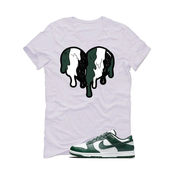 Nike Dunk Low Michigan State White T-Shirt (Heart) - Image 2