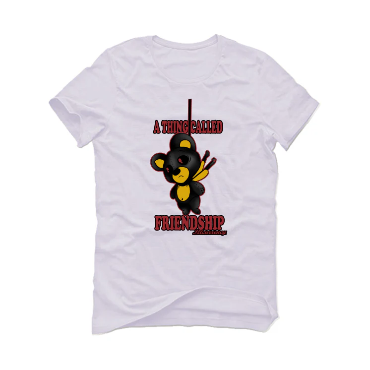 Nike Dunk Low “Midas Gold” | ILLCURRENCY White T-Shirt (Teddy Friendship) - Image 2
