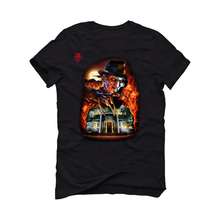 Nike Dunk Low “Mystic Red” | illcurrency Black T-Shirt (Freddy House) - Image 2