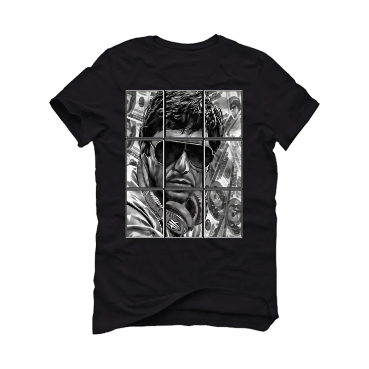 Nike Dunk Low "Panda" Black T-Shirt (PACINO) - Image 2