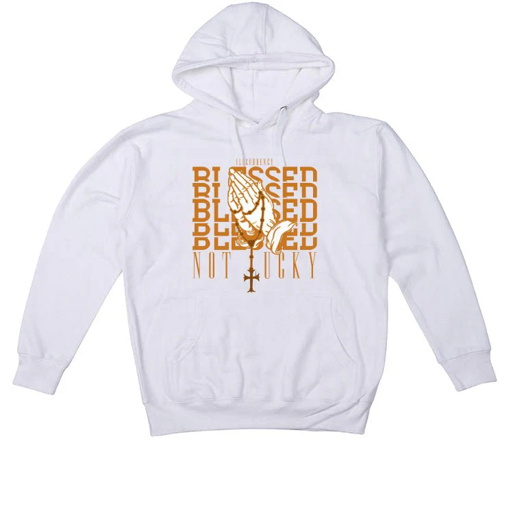 Nike Dunk Low "Reverse Curry" | Illcurrency White T-Shirt (Blessed not lucky) - Image 3