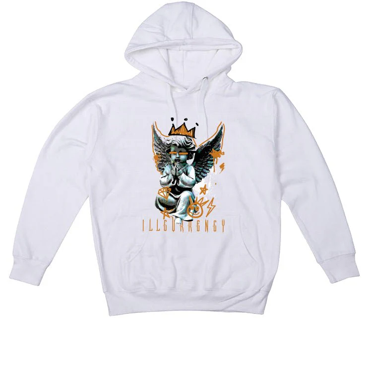 Nike Dunk Low "Reverse Curry" | Illcurrency White T-Shirt (Graffiti Angel) - Image 3