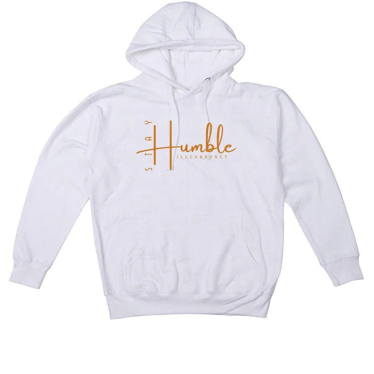 Nike Dunk Low "Reverse Curry" | Illcurrency White T-Shirt (Stay Humble) - Image 3