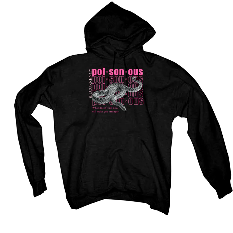 Nike Dunk Low Triple Pink | ILLCURRENCY Black T-Shirt (POISONOUS) - Image 3
