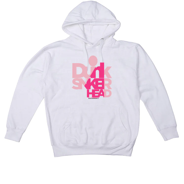 Nike Dunk Low Triple Pink | ILLCURRENCY White T-Shirt (DUNK) - Image 3