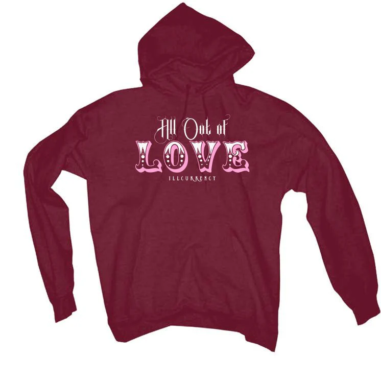 Nike Dunk Low Valentine's Day 2023 - Burgundy T-Shirt (All out of love) - Image 3