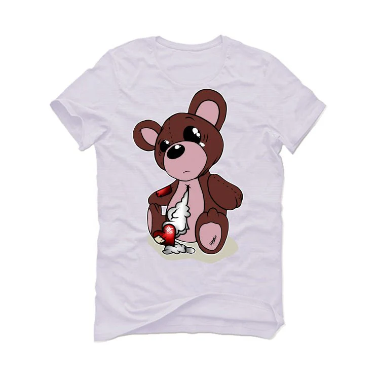 Nike Dunk Low Valentine's Day 2023 - White T-Shirt (Big Teddy) - Image 2