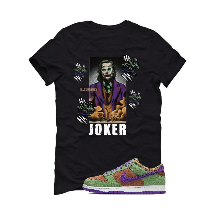 Nike Dunk Low “Veneer” | illcurrency Black T-Shirt (Joker) - Image 2