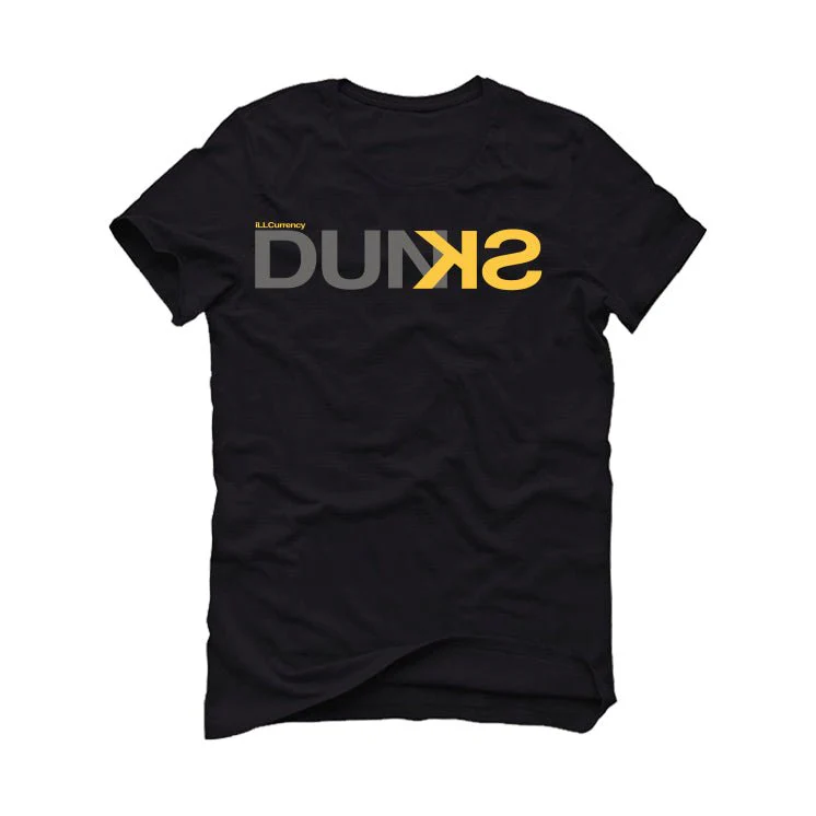 Nike Dunk Low WMNS “Citron Pulse” | illcurrency Black T-Shirt (DUNKER) - Image 2