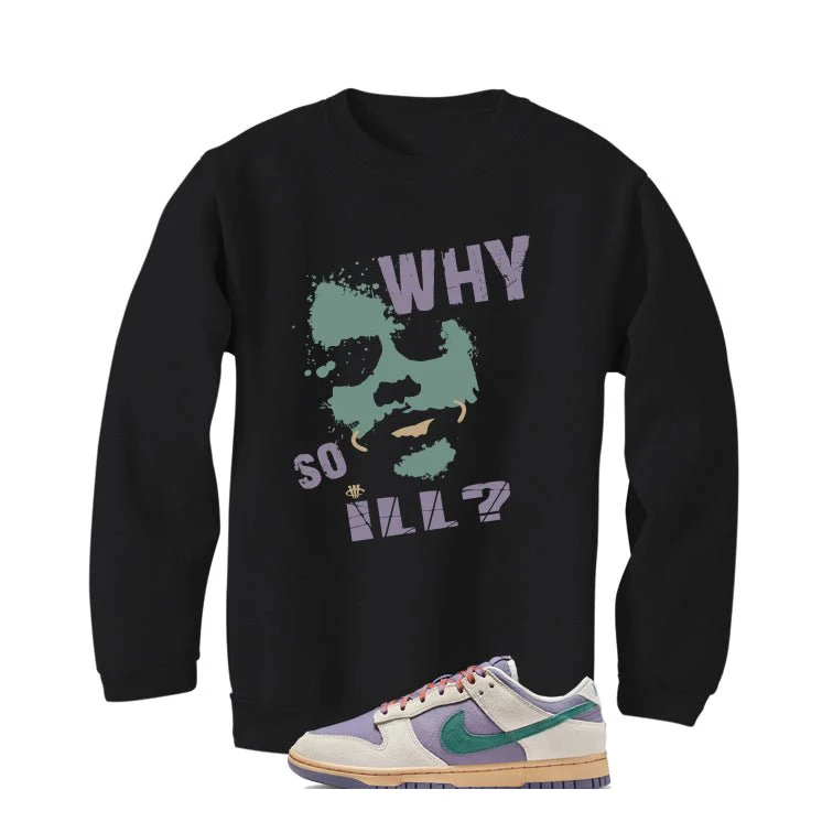 Nike Dunk Low WMNS Joker Black T-Shirt (WHY SO ILL) - Image 4