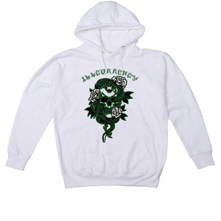 Nike Dunk Low Satin Green - White T-Shirt (Snake Skeleton Rose) - Image 3