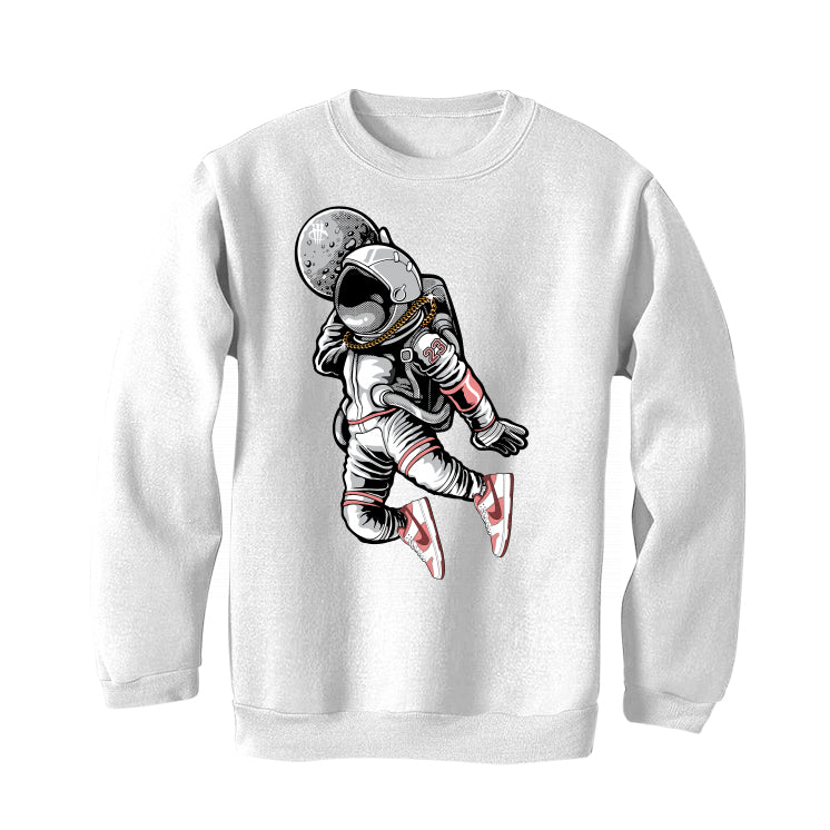 Nike Dunk Low WMNS “Valentine’s Day” | illcurrency White T-Shirt (ASTRONAUT) - Image 4