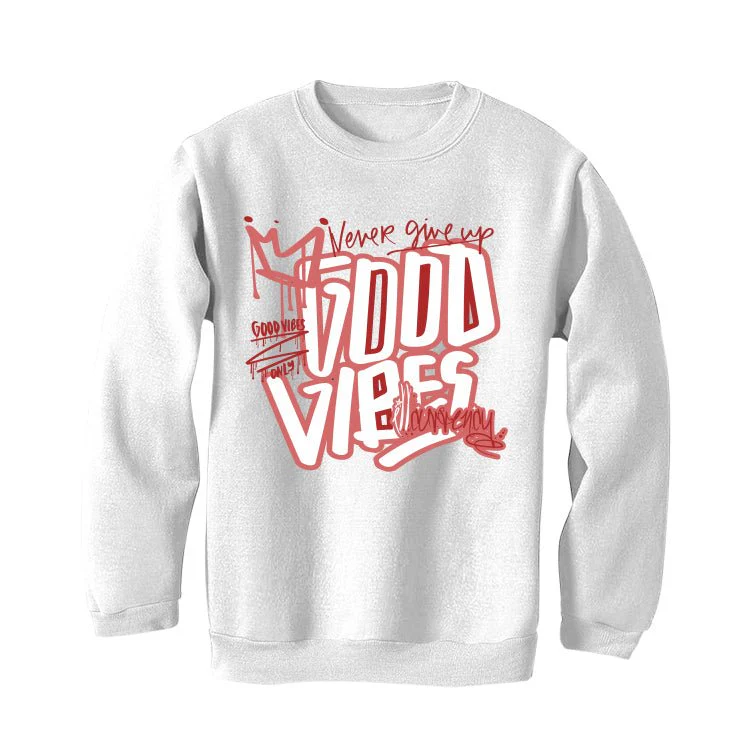 Nike Dunk Low WMNS “Valentine’s Day” | illcurrency White T-Shirt (Good Vibes) - Image 4
