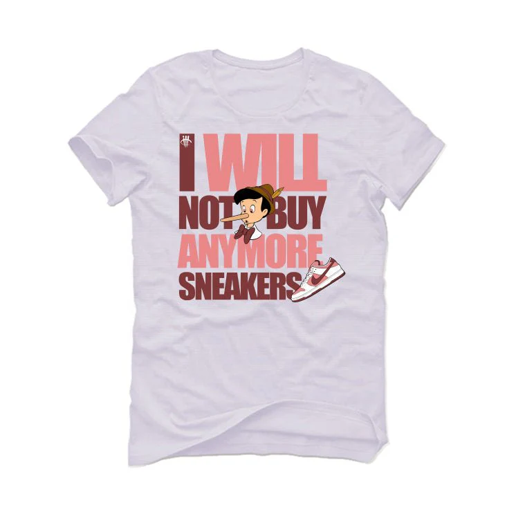 Nike Dunk Low WMNS “Valentine’s Day” | illcurrency White T-Shirt (i will not buy anymore sneakers) - Image 2
