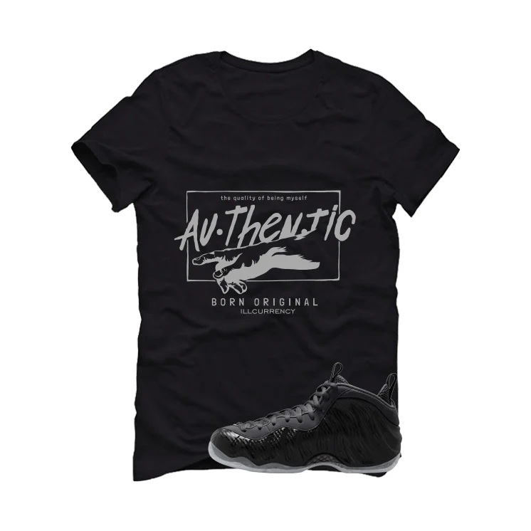 NIKE FOAMPOSITE ONE CARBON FIBER Matching T-Shirt, Sweatshirts & Hoodies Black T-Shirt (Authentic)| illcurrency - Image 2